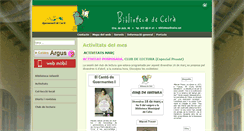 Desktop Screenshot of biblioteca.celra.cat