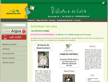 Tablet Screenshot of biblioteca.celra.cat